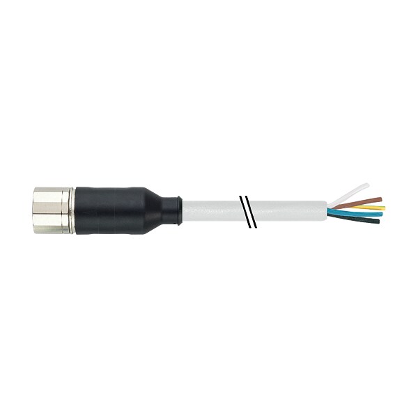 Murrelektronik M23 female 0 Degree with cable, PUR 8x0.34+3x0.75 gy drag chain 15m 7000-23051-3621500 - main